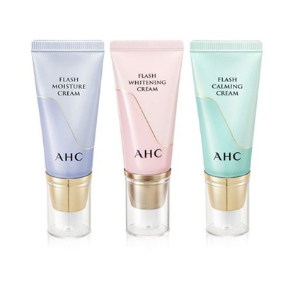 AHC Flash tone-up  Cream 30ml [Moisture ,Carming ,Whitening]