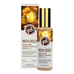 Основа тональная с золотом Premium Rich Gold Double Wear Radiance Foundation 23, Enough, 100 мл