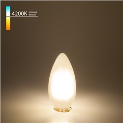 Светодиодная лампа Свеча BL113 7W 4200K E14 белый матовый