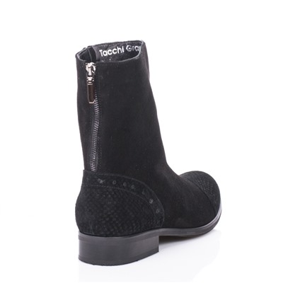 Женские кожаные ботинки Tacchi Grande TG3143 Черный Замш: Под заказ