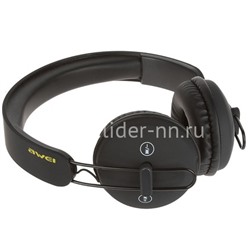Наушники MP3/MP4 AWEI (A800BL) Bluetooth полноразмерные черные