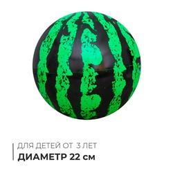 Мяч детский «Арбуз», d=22 см