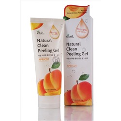 Очищающий и успокаивающий пилинг-скатка с экстрактом абрикоса Apricot Natural Clean Peeling Gel, EKEL   180 мл