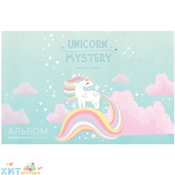 Альбом для рисования 40 л. А4 на скрепке "Рисунки. Unicorn mystery" ArtSpace А40_33651, А40_33651