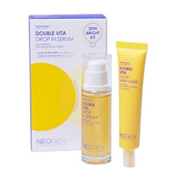 NEOGEN Double Vita Drop-in Serum 50 ml + Glow  Wrap Mask 40 ml Set