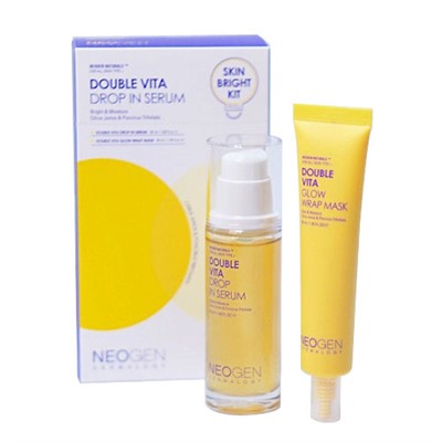 NEOGEN Double Vita Drop-in Serum 50 ml + Glow  Wrap Mask 40 ml Set