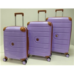 Набор из 3-х чемоданов с расширением 23101 Фиолетовый