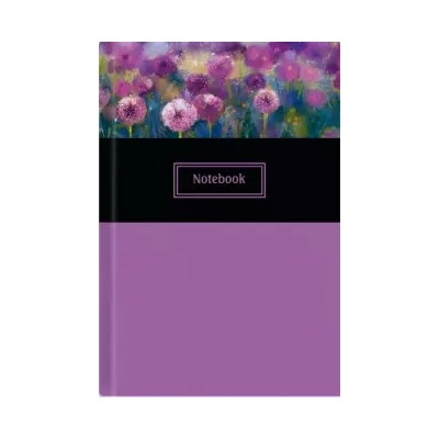 Записная книжка "Лиловые цветы" (128 листов, А5+, линия)