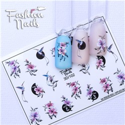 Fashion Nails, Слайдер-дизайн 3D/102