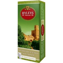 Чай зеленый Hyleys "Английский", с жасмином, 25 пакетиков