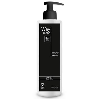 Way Blond SHAMPOO BLACK COLOR Way Blond SHAMPOO BLACK COLOR Шампунь для нейтрализации оранжево-желтых оттенков, 500 ml