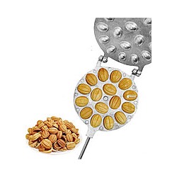 Форма для выпечки орешков,печенья.  Орешница — на 16 цельных орехов RF-000429