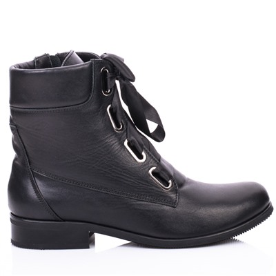 Женские кожаные ботинки Tacchi Grande TG3158 Черный: Под заказ