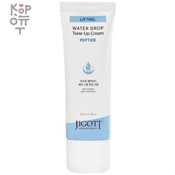 Jigott Lifting Peptide Water Drop Tone Up Cream - Антивозрастной тонизирующий крем для лица с пептидами 50мл.,