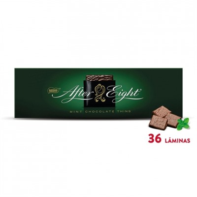 Láminas de chocolate y menta Nestlé After Eight 300 g.