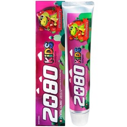 Детская зубная паста со вкусом клубники Dental Clinic 2080 Kids Strawberry Toothpaste, KERASYS   80 г