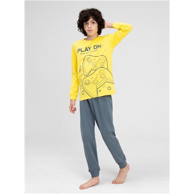 Пижама для мальчика Cherubino CWJB 50143-30 Желтый