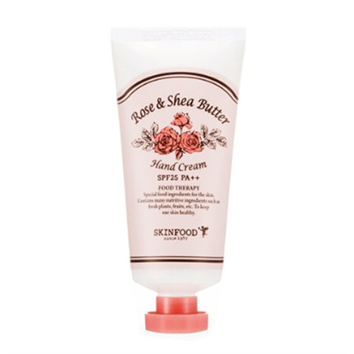 SKINFOOD Rose & Shea Butter Крем для рук с экстрактом розы и маслом ши (SPF25/PA++)