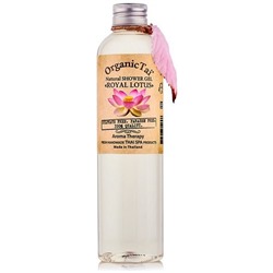 Безсульфатный гель для душа с экстрактом королевского лотоса Natural Shower Gel Royal Lotus, OrganicTai 260 мл.