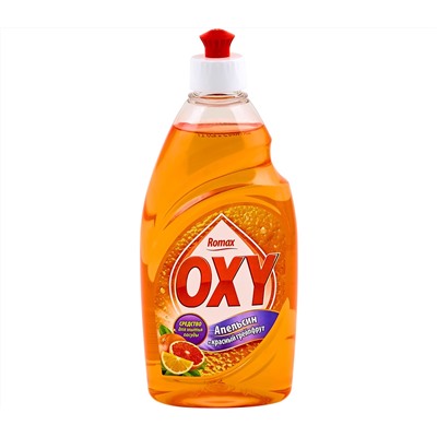 Средство для мытья посуды "Romax OXY Апельсин и красный грейпфрут" (900 г) (10325781)