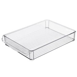 Контейнер-органайзер для холодильника прозрачный, 30х20х5 см