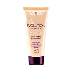 Тональный крем для лица "Skin Evolution Soft Matte Blur Effect" тон: 25, natural (10997112)