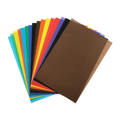 Набор для детского творчества А4, 8 листов картон цветной + 8 листов бумага цветная односторонняя, "Мультики", блок 190г/м2, МИКС