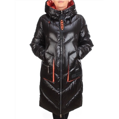 YM 2119 BLACK Куртка зимняя женская MAYYIYA (200 гр. холлофайбера) размер 48
