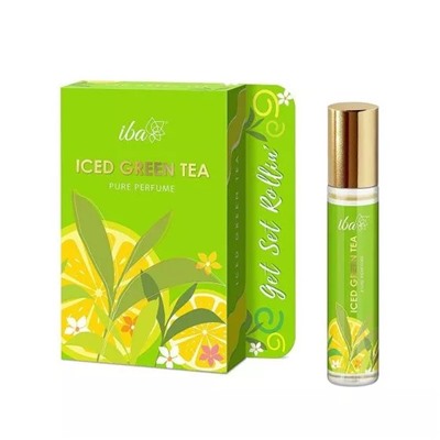 Духи женские Зеленый чай со льдом (10 мл), Iced Green Tea Pure Perfume, произв. Iba Halal Care