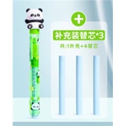 Выдвижной ластик "Sweet panda", green