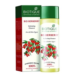 Biotique Bio Berberry Hydrating Cleanser 120ml / Био Увлажняющий Тоник Лосьон для Лица с Барбарисом 120мл