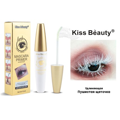 Цветная тушь Kiss Beauty Белая, Удлиняющая