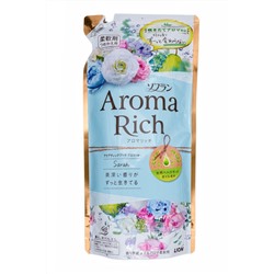 Кондиционер для белья длительного действия с богатым ароматом натуральных масел Aroma Rich Sarah, Lion 400 мл (мягкая упаковка)