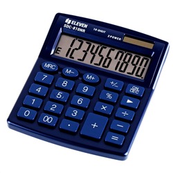 Калькулятор Eleven SDC-810NR-NV 10 разрядов 127*105*21мм темно-синий/Китай