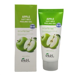 Пилинг-гель с экстрактом зеленого яблока, Apple Soft Mild Peeling Gel, Ekel, 100 мл