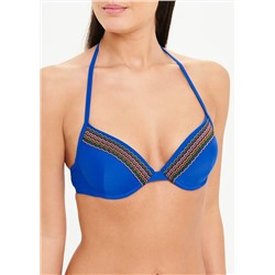 Tape Trim Underwire Bikini Top