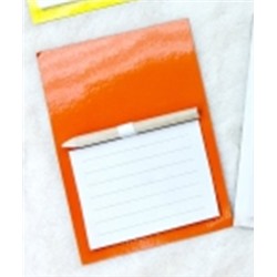 Магнитный блок для записей с карандашом «Simple», orange, 10х14 см