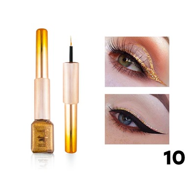 Стойкая цветная подводка Karite Glitter Eyeliner, тон 10