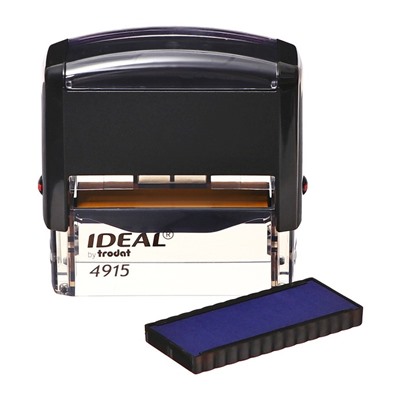 Оснастка для штампа автоматическая Trodat IDEAL 4915, 70 x 25 мм, корпус чёрный