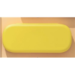 Пенал "Waterproof", yellow (22*8*4 см)