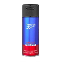 Reebok Men Move your spirit Deodorant Spray, Рибок Дезодорант-спрей Move для мужчин , 150 мл