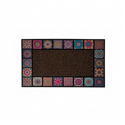 Коврик придверный MOSAIC QUADRO violet 76Х45 см