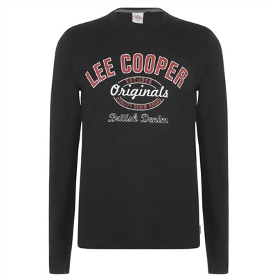 Lee Cooper, Long Sleeve Vintage T Shirt Mens