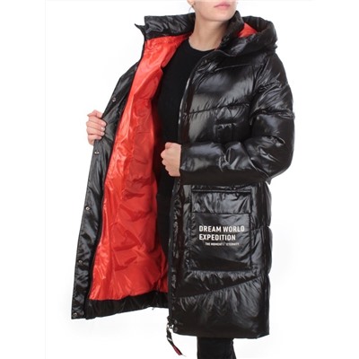 YR-986 BLACK Куртка зимняя женская COSEEMI (200 гр. холлофайбера) размер 48