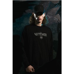 Longsleeve męski z kolekcji The Witcher x Medicine kolor czarny