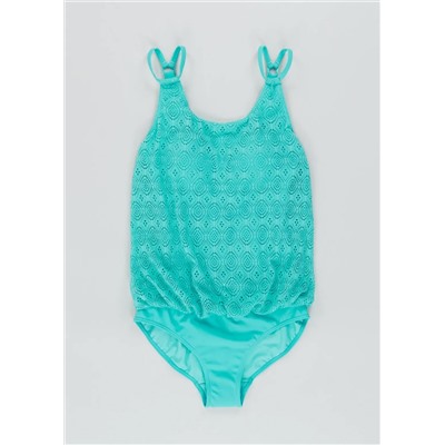 Lace Overlay Swimsuit