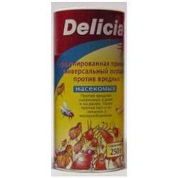 Гранулированная приманка-порошок универсальная против вредных насекомых, Delicia 250 г