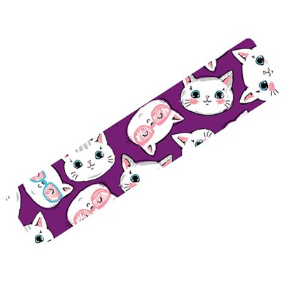 Кинезио тейп BBTape™ 5см × 5м котята фиолетовый
