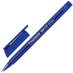 Ручка шариковая BRAUBERG Marine синяя 0,7мм на масл осн 142709/12/Индия***