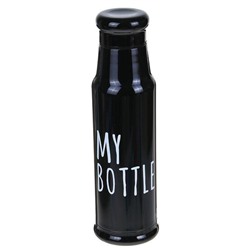 Термос-бутылка MY-BOTTLE МО-2037 цвет-чёрный 550мл (50)